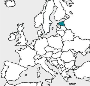 Pays situé au nord de la Lettonie et au sud de la Finlande